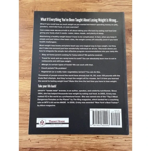 The Code Red Revolution Cristy Nickel Signed Autographed Weight Loss Book - Picture 3 of 5